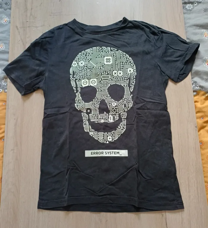 T-shirt tête de mort gémo