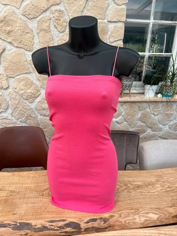 Robe moulante sexy été Zara rose fushia taille M 38