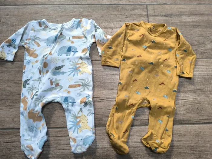 Lot de deux pyjamas coton