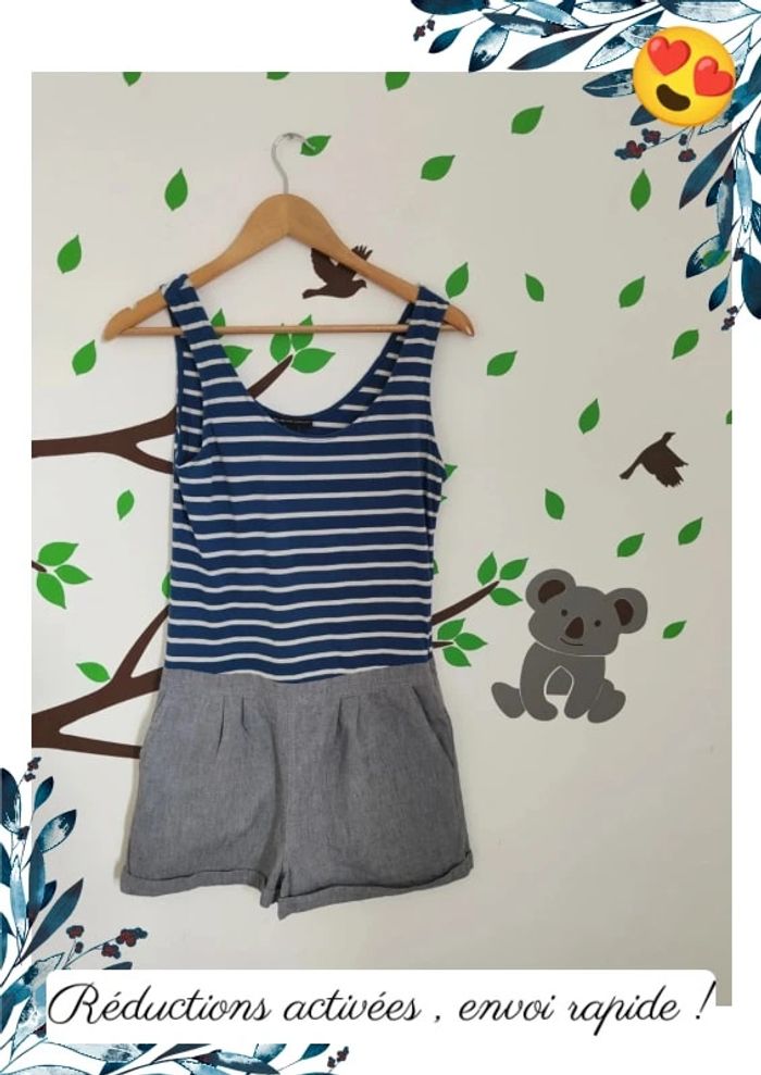 Combi short femme