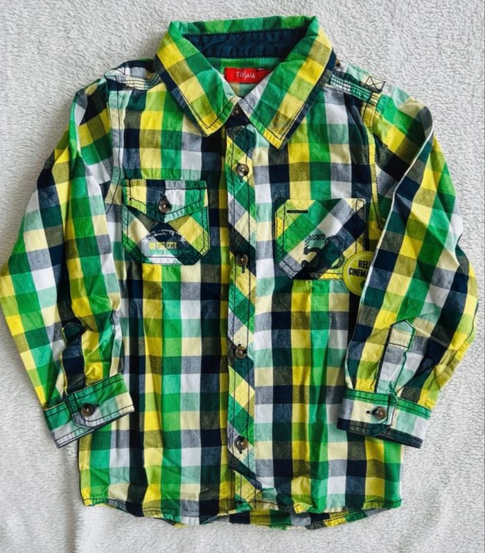 Lot de 6 chemises manches courtes & manches longues Taille 4/5 ans - photo numéro 5