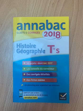 Livre Bac Histoire Géographie Annabac