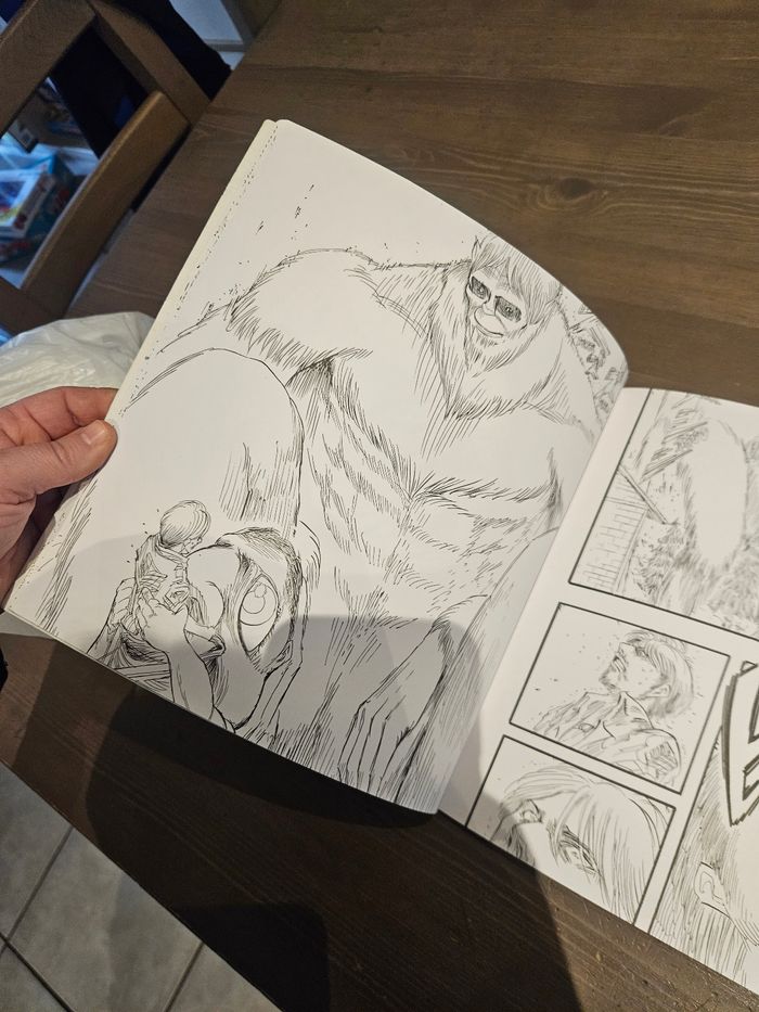 Coloriage manga l'attaque des titans - photo numéro 2