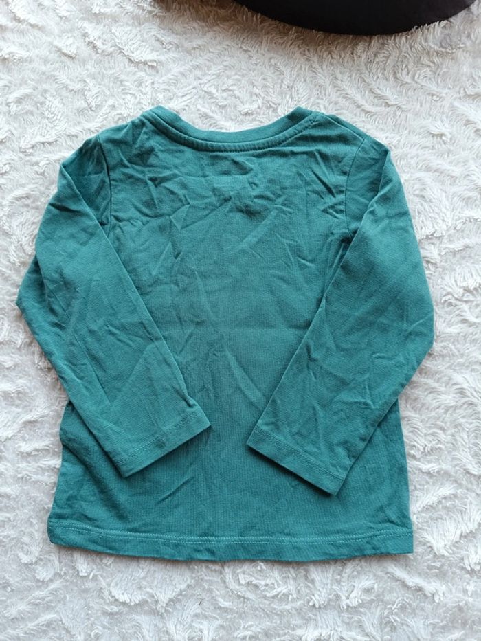Tee shirt chemise manches longues Garçon 18 mois Ours montagne happy moments Travel world 100% coton - photo numéro 9