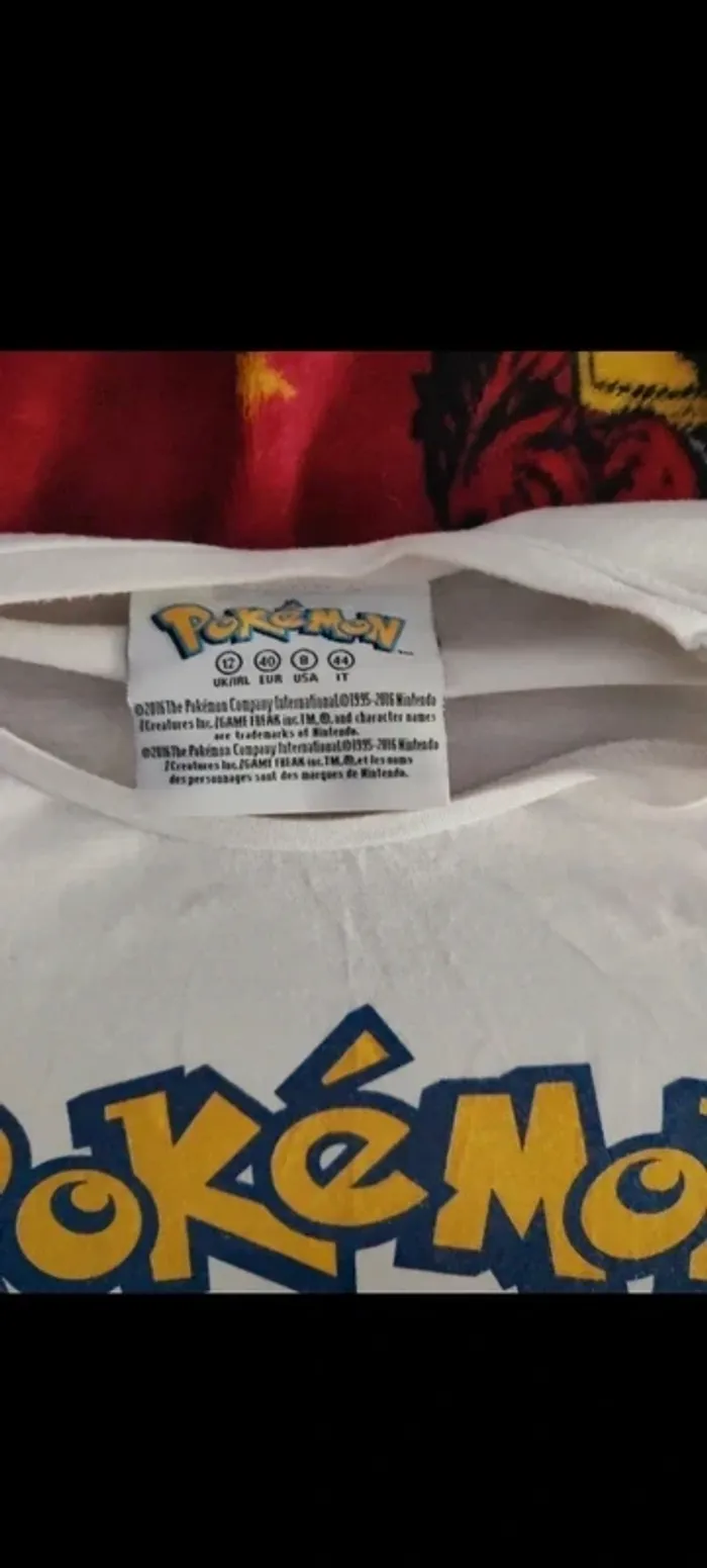 T-shirt Pokémon taille 40 - photo numéro 5