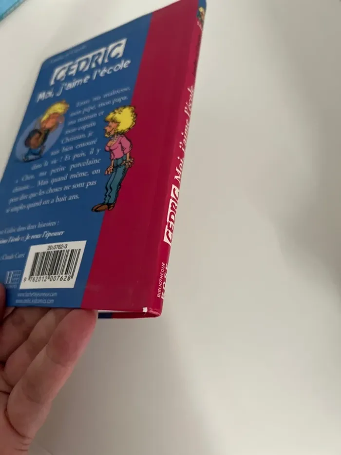 Livre de la bibliothèque Rose, Cédric moi, j’aime l’école - photo numéro 4
