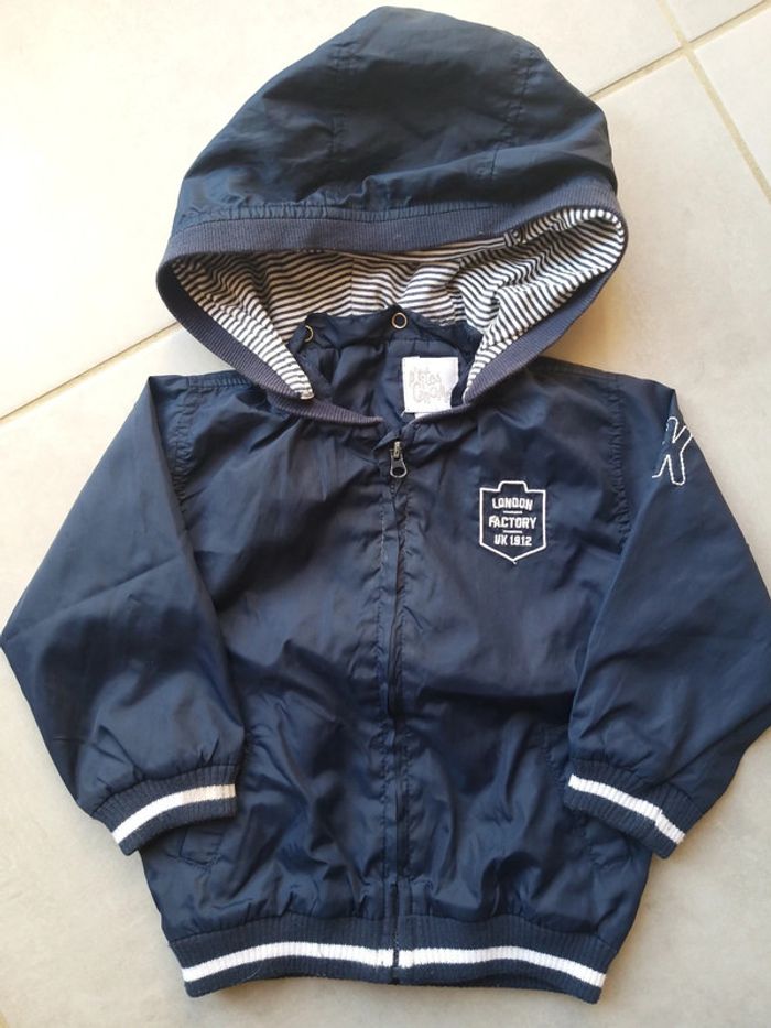 Veste coupe vent en 12 mois