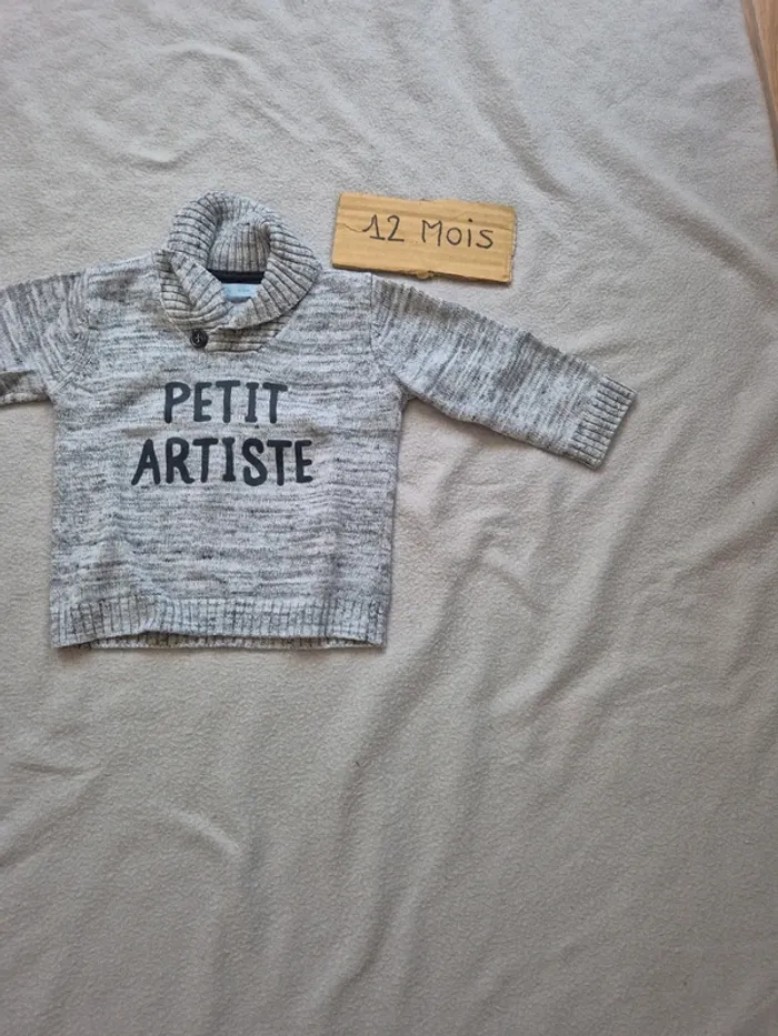 Pull bébé garçon 12 mois gemo - photo numéro 3