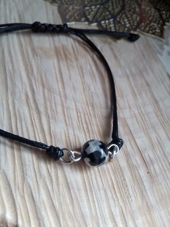 Bracelet pierre agate naturelle