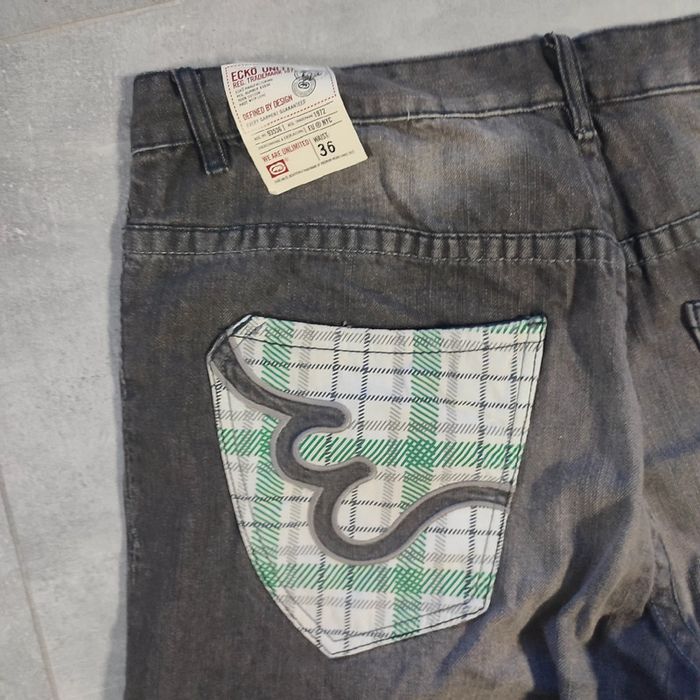 Bermudas large baggy short hip-hop vinatgeb2000 y2k streetwear Ecko taille us36 47 fr - photo numéro 10