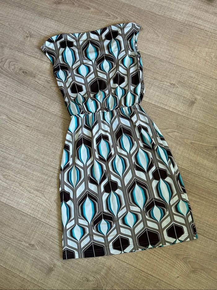 Robe imprimée à manches courtes Sora by JBC taille 36 TBE - photo numéro 8