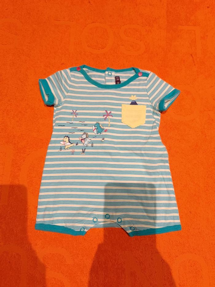Pyjama combi courte Sergent major 3 mois 59 cm