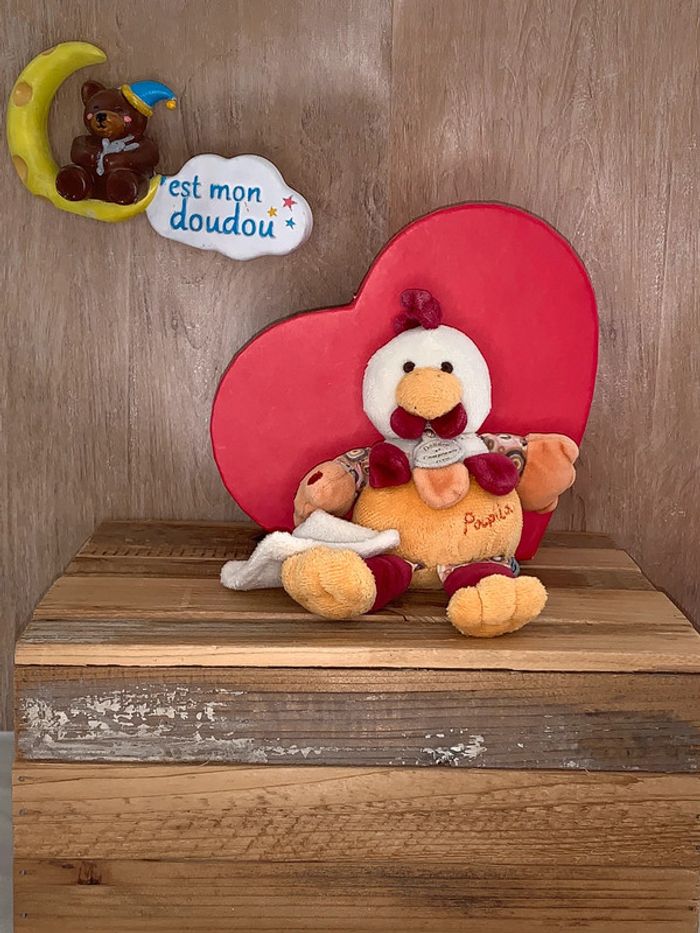 DDC395 doudou et compagnie poule 🐔