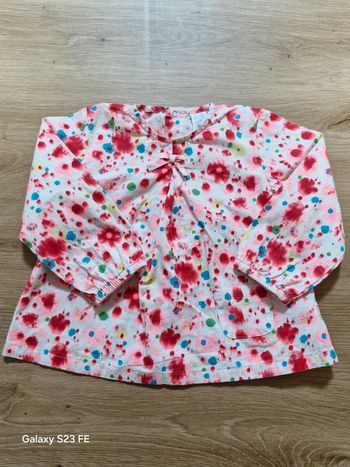 Tunique bébé fille 6 mois – motifs colorés