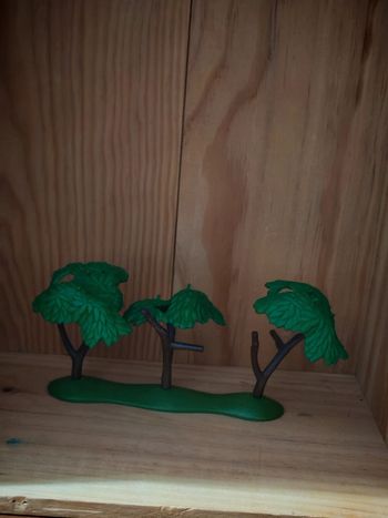 Playmobil végétation 3 arbres avec feuillageS