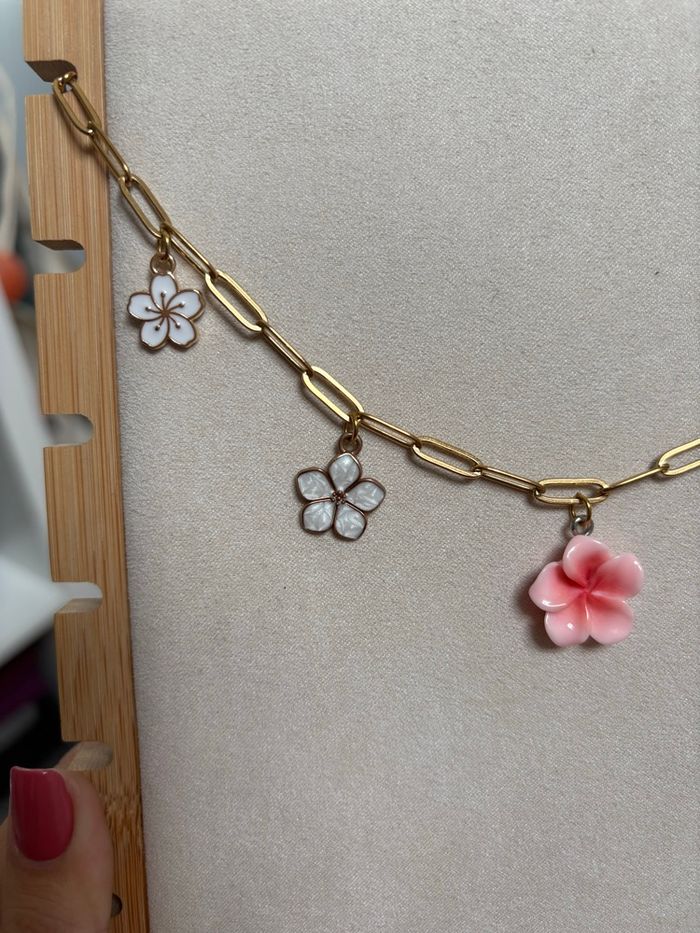 Collier breloques acier inoxydable - photo numéro 3