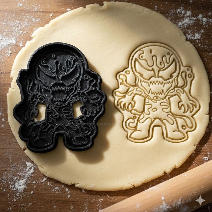 Emporte-pièce Venom pour biscuits et pâtisseries créatives - 8 cm