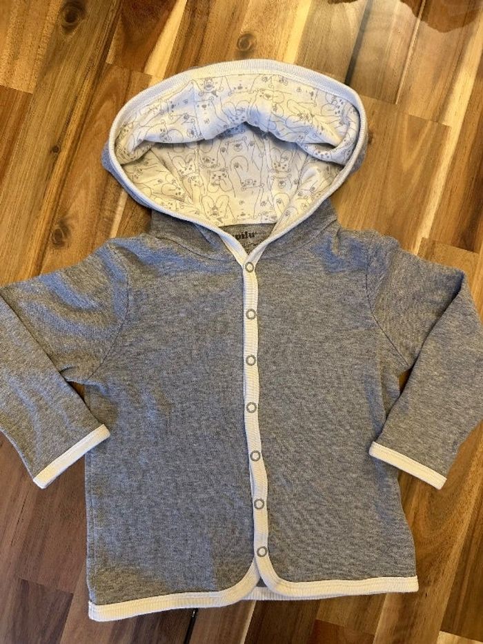 Gilet Sweet à capuche Lupilu 18/24 Mois