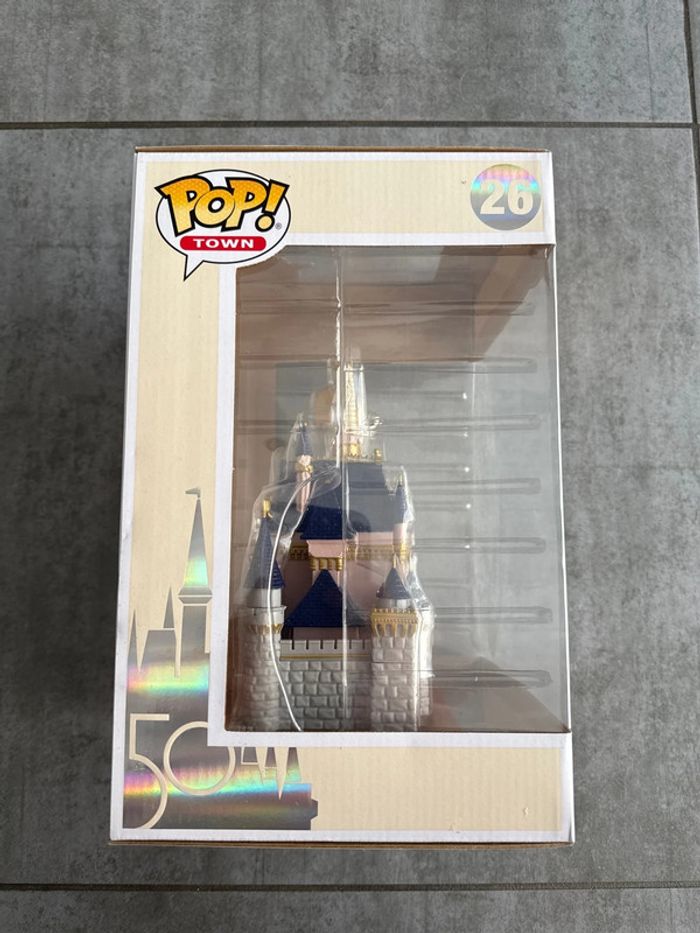 Figurine Funko Pop Town Cinderella Castle And Mickey Mouse Disney Gold 26 - photo numéro 3