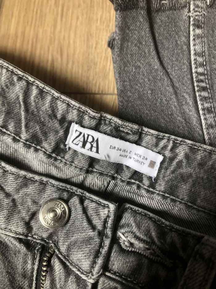 Lot de 2 jeans Zara noir et gris - photo numéro 2
