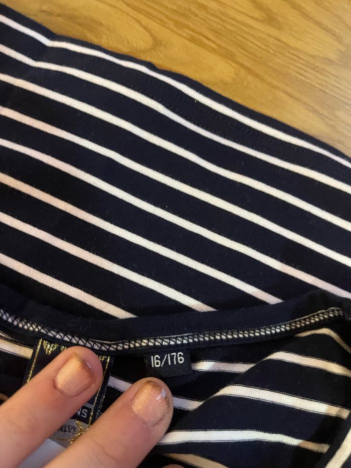 T shirt ML fille taille 176 - photo numéro 4