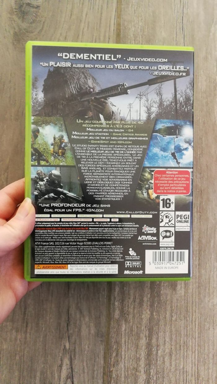 Jeu Call of Duty 4: modern warfare pour XBOX - photo numéro 5