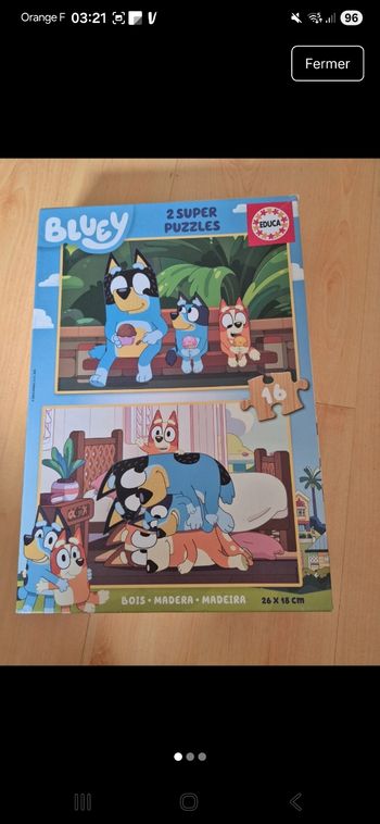 Puzzle disney bluey