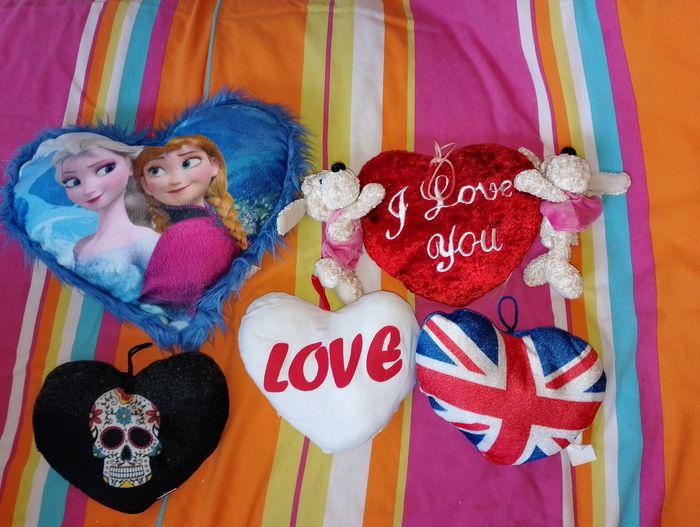 Coeur coussin où décoratif
