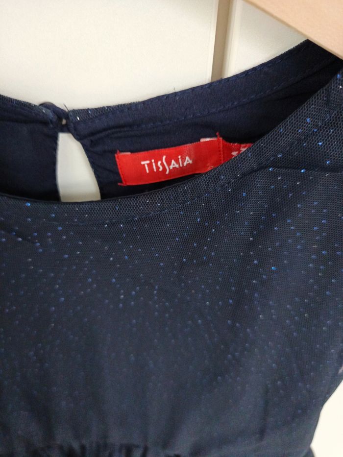Robe bleu marine Tissaia 6/7 ans – Tulle pailleté 👗 - photo numéro 2