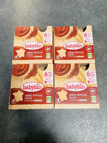 Babybio creme semoule cacao