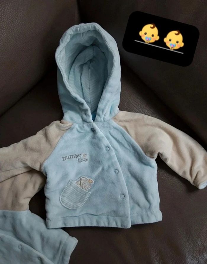 Lot de 2 vestes pour jumeaux fille ou garçon 50 cm Naissance Disney - photo numéro 6
