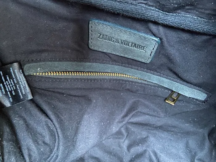 Sac Zadig et Voltaire daim - photo numéro 3