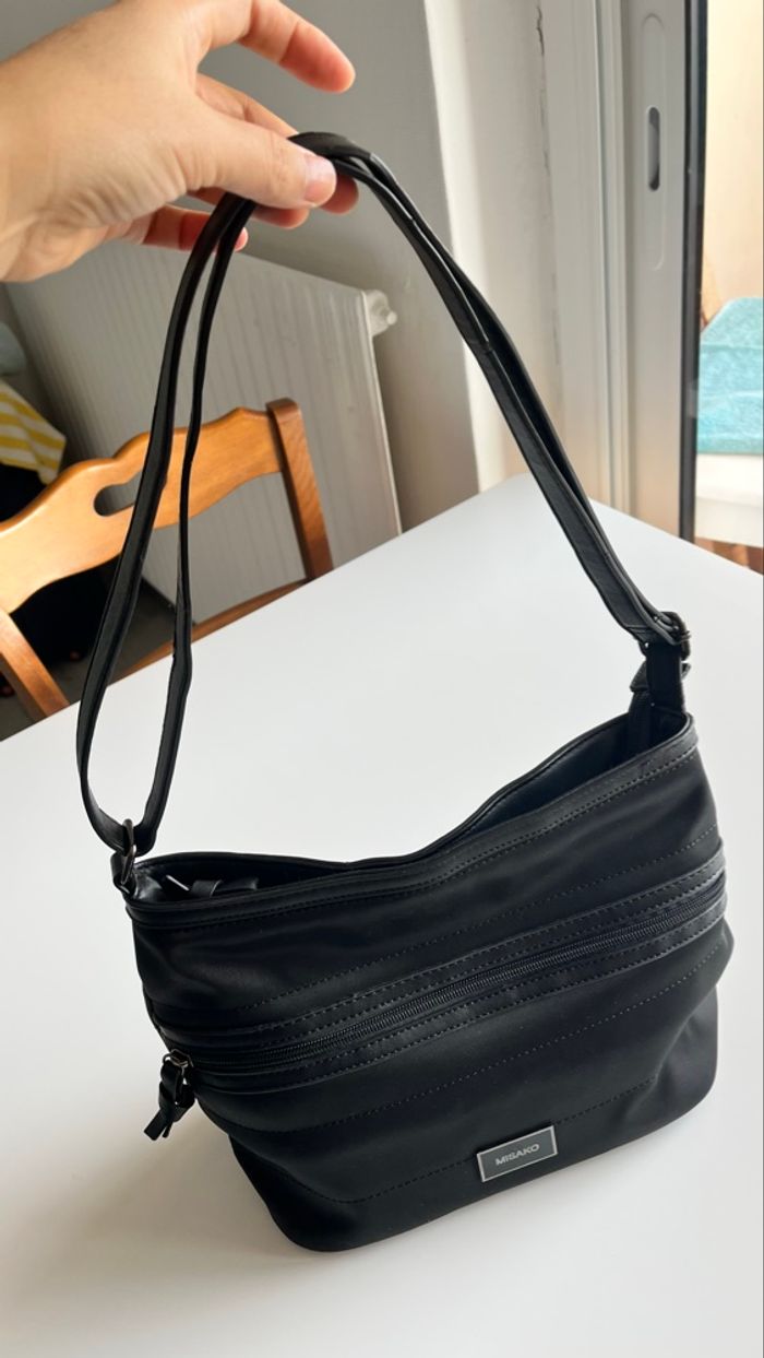 Sac à bandoulière noir - photo numéro 2