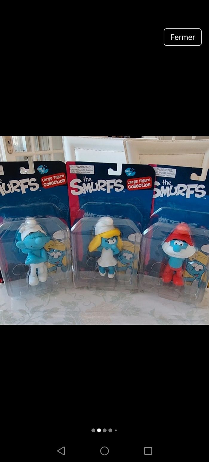 Figurine schtroumpfs - photo numéro 2