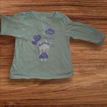 Tshirt blue - 12 Mois - Kimbaloo