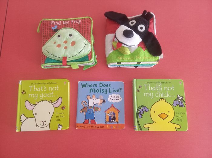 Lot de 7 livres 1er âge/bébé en anglais