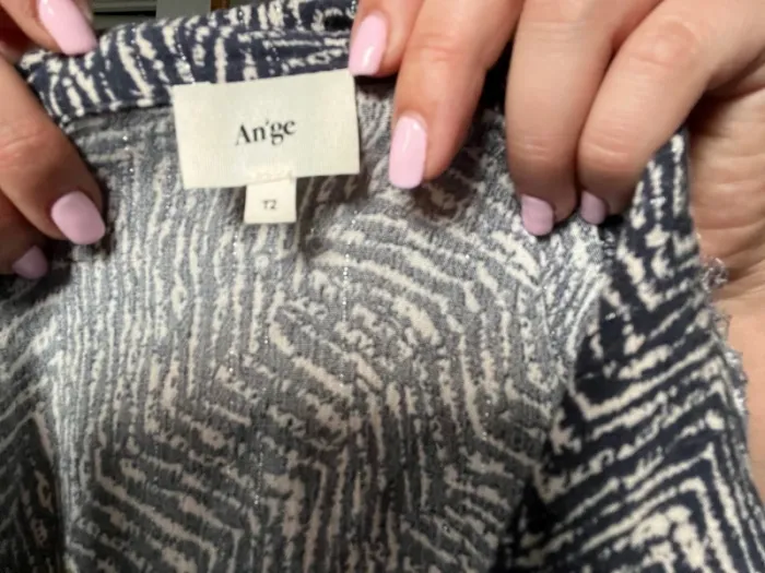 Chemise an'ge bleu et blanc - photo numéro 3