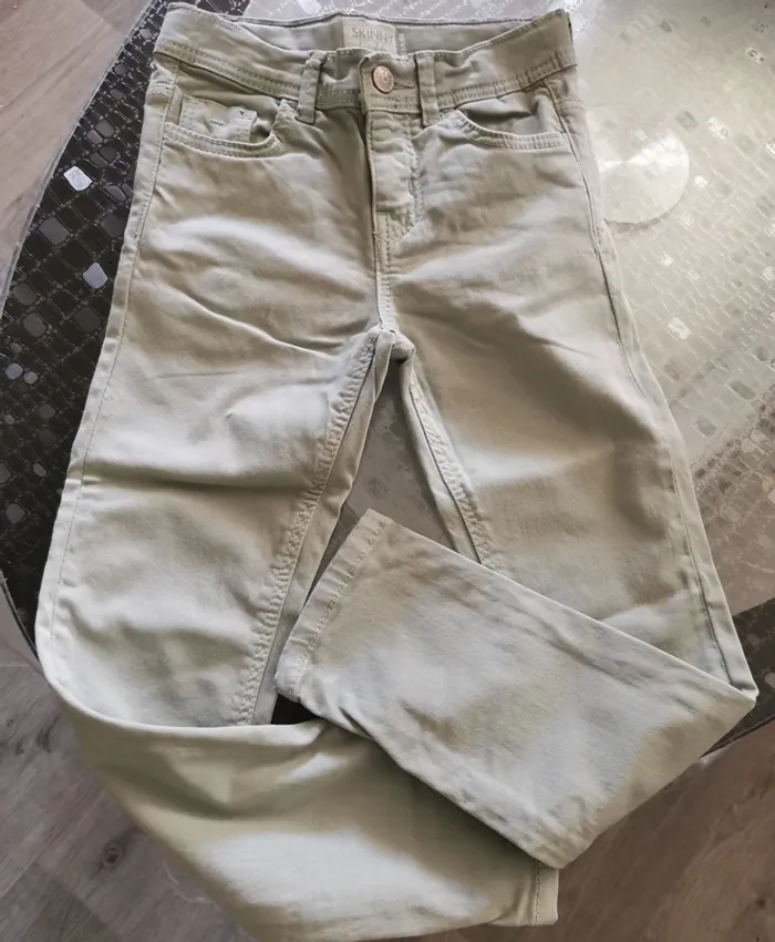 Jean skinny vert /gris