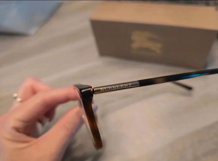 Lunettes de vue Burberry originale marron écaille de tortue excellent état - photo numéro 4