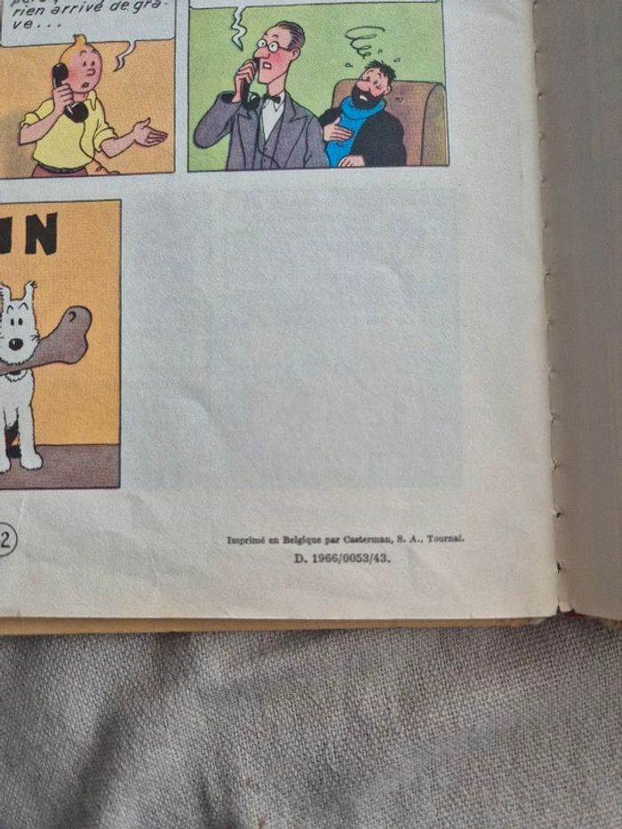 BD Tintin Le crabe aux pinces d'or - photo numéro 5