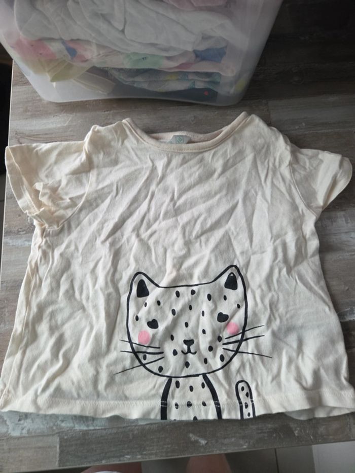 Lot Tee-shirt ete 12 mois