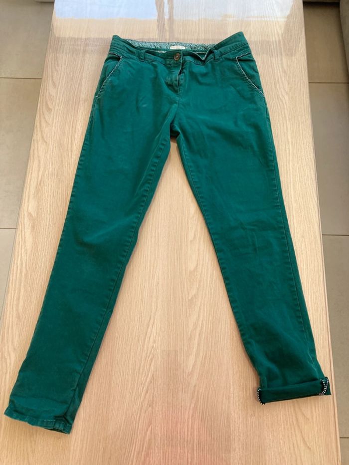 Lot de 2 pantalons 3/4 Grain de malice T.38 - photo numéro 2