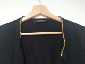 Boléro noir liseré doré L