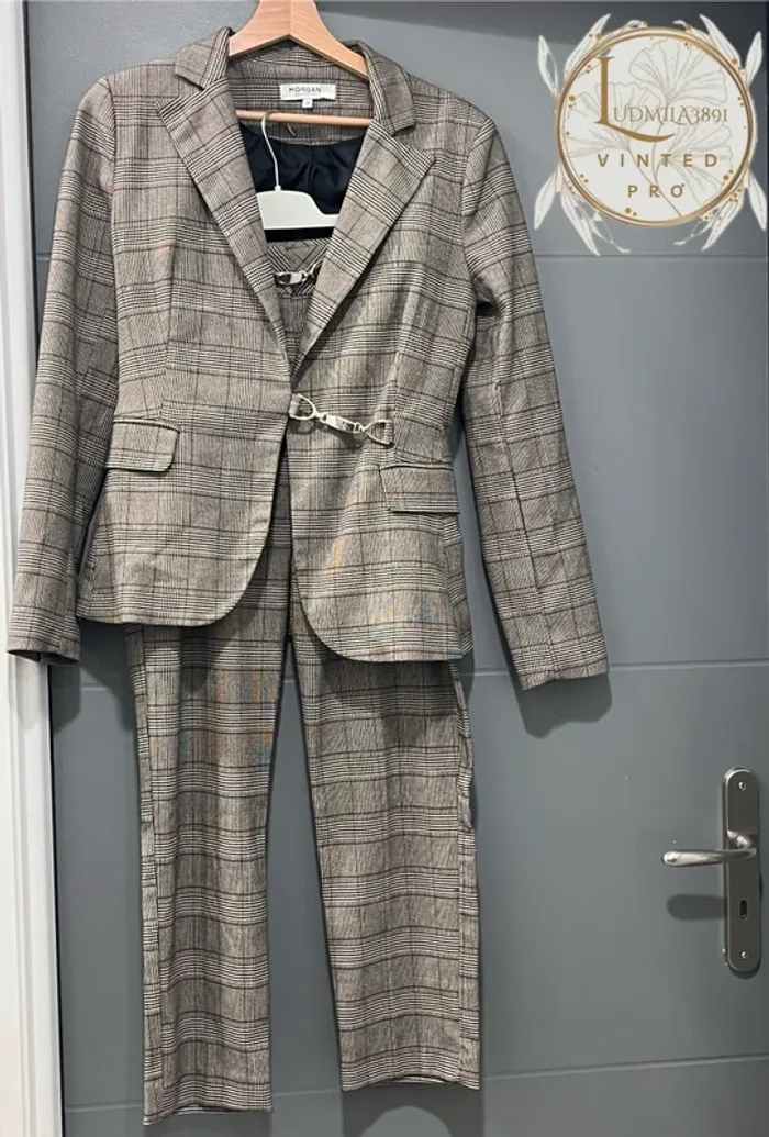 Ensemble tailleur prince de Galles T36