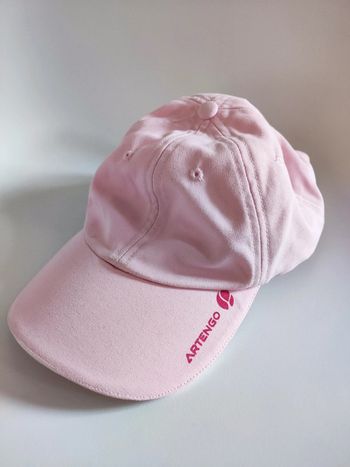 Casquette rose toile réglable Junior Oxylane