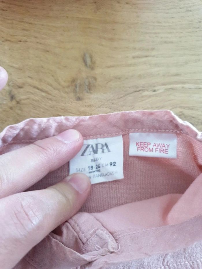 Polo zara vieux rose 18/24m - photo numéro 5