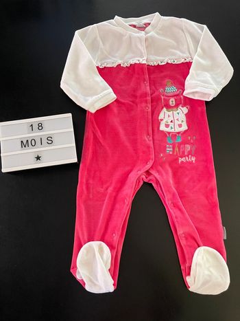 Pyjama velours tout doux