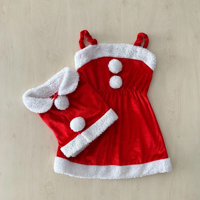 Robe et poncho fille 2 ans