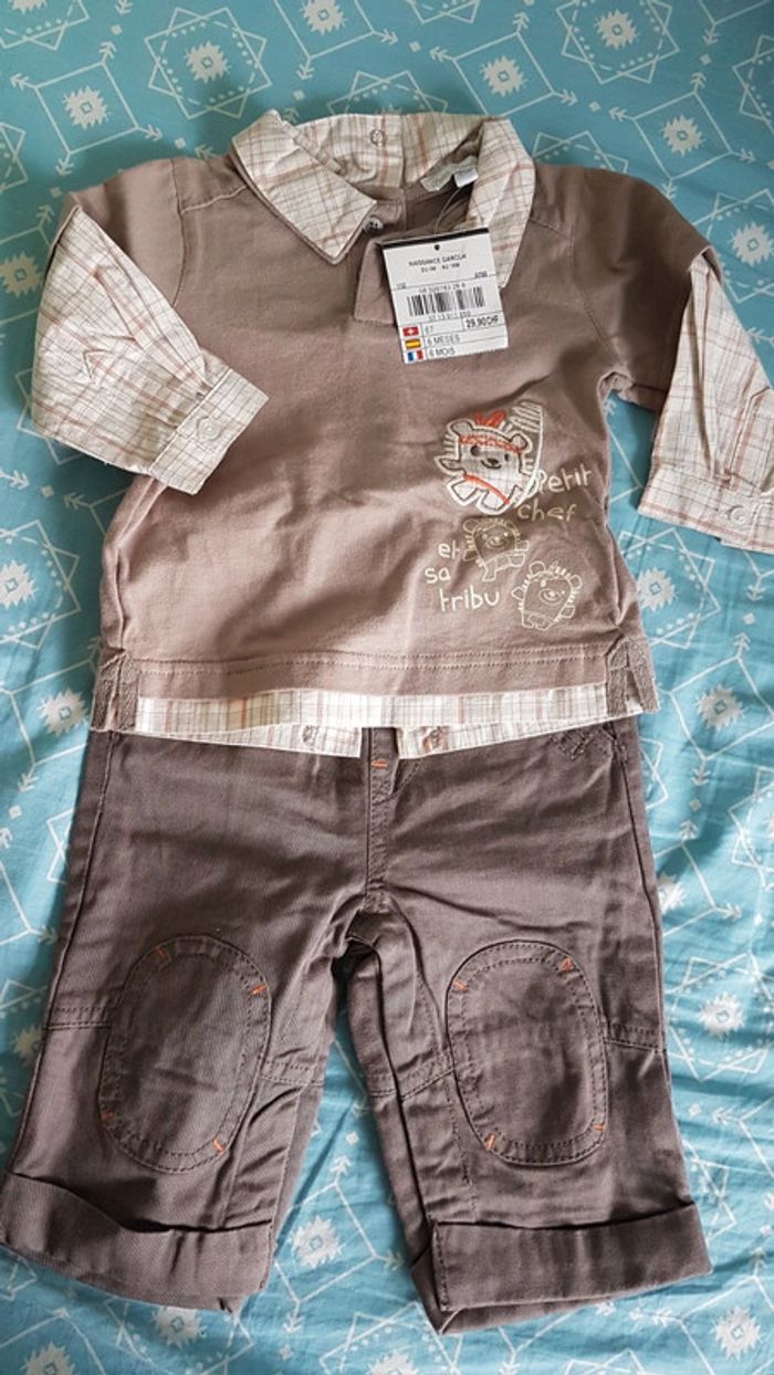 Ensemble garçon automne 6 mois