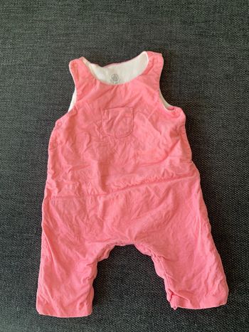 Salopette rose - Petit bateau - 1 mois en très bon état